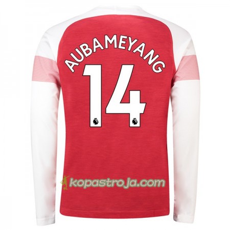 Billiga Fotbollströjor Arsenal Aubameyang 14 Hemma tröja 2018/19 Långärmad